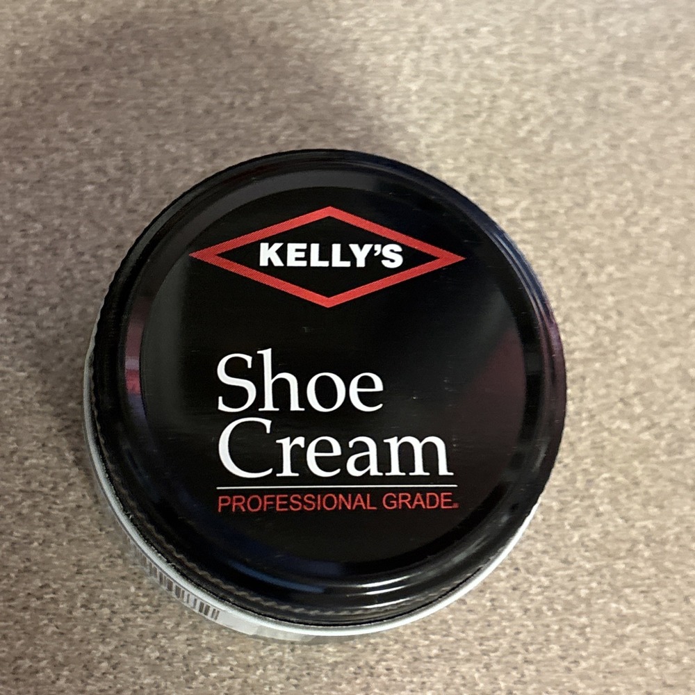 Kellys Shoe Cream Professional Grade  1.5 Oz White | 97 Metal Lid